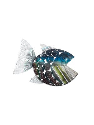 Open Mouth Fish Wall Sculpture - Right